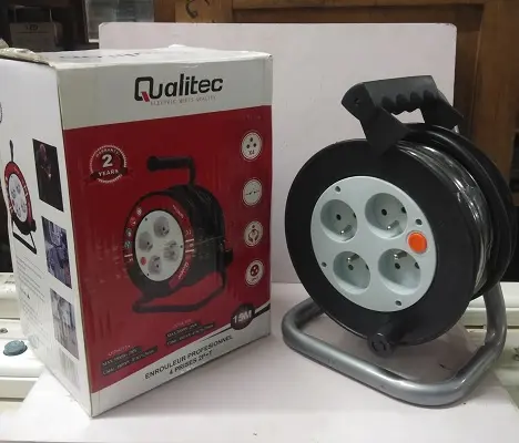 Enrouleur Proffessionnel 4x2P+T 15m QUALITEC