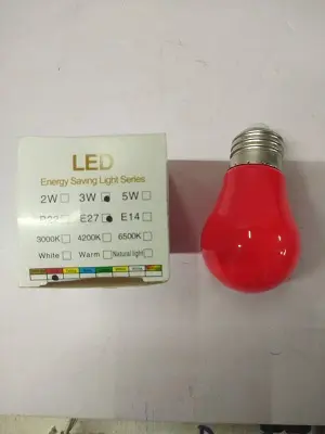 Lampe Led petit STD 3W E27 rouge