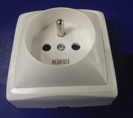 Prise murale Apparent simple 16A-250V KMEI