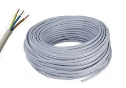 Cable VGV 3x1.5 gris rigide R/50m N05VV-U Ingelec+