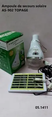 Ampoule de secours solaire AS-902 TOPAGE