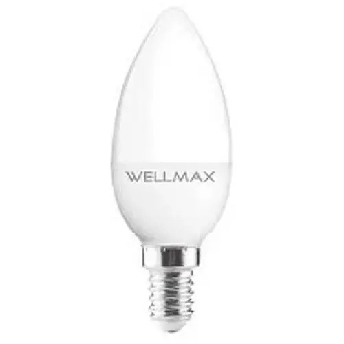 Ampoule led flamme 6W E14 6500K WELLMAX