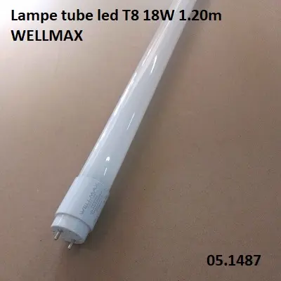 Lampe tube led T8 18W 1.20m WELLMAX