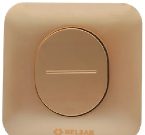 Interrupteur ENC VV dore ovale NELSAN