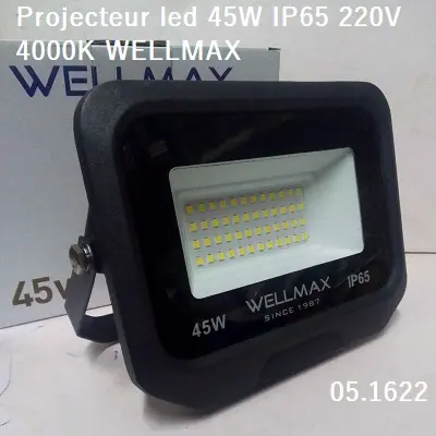 Projecteur led 45W IP65 220V 4000K WELLMAX