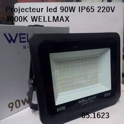Projecteur led 90W IP65 220V 4000K WELLMAX
