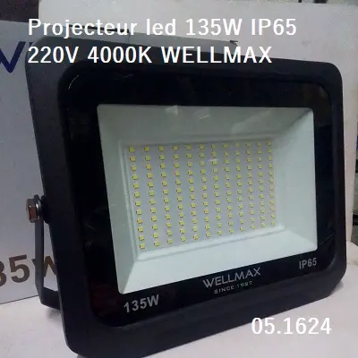 Projecteur led 135W IP65 220V 4000K WELLMAX