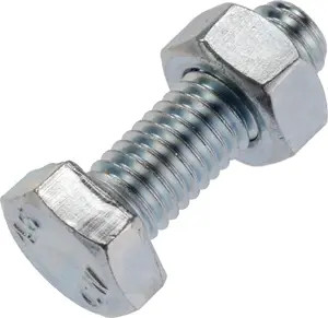 Boulon meca zingue TH 8x25