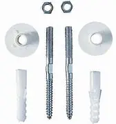 Fixation Lavabo 8x80 jeu de 2pces
