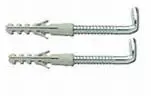 Fixe chauffe eau forme L 10x100 jeu de 2pces 