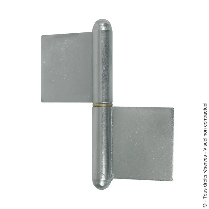 Paumelle a souder avec oreille 100x2.8mm