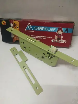 Serrure encastre a condamnation peine carre MI-114 F210G STARCLEF