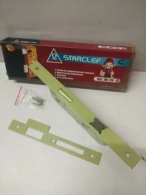 Serrure encastre a larder 2 cles + G arrondi MI-114 F210 STARCLEF