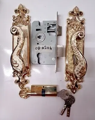 Serrure encastre pour toilette E76-66MH