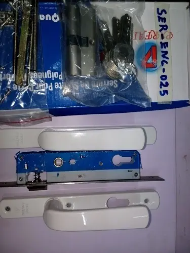 Serrure encastree Blanche P100W PARFAIT