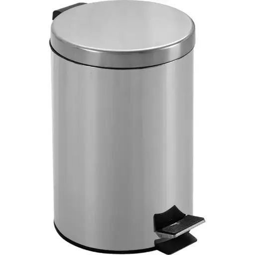 [09.0289] Poubelle a pedale 5L Inox
