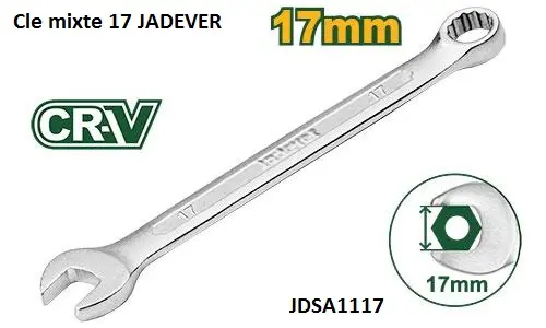 [JDSA1117] Cle mixte 17 JADEVER
