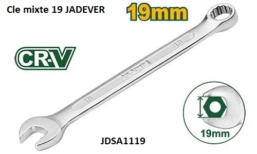 [JDSA1119] Cle mixte 19 JADEVER