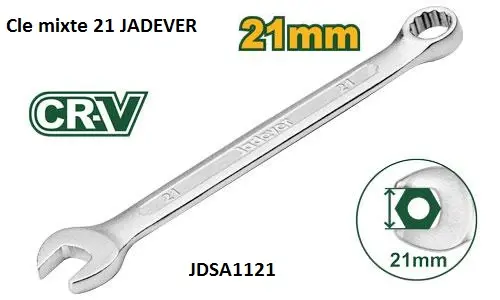 [JDSA1121] Cle mixte 21 JADEVER