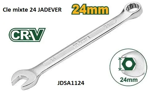 [JDSA1124] Cle mixte 24 JADEVER