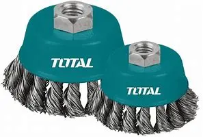 [TAC32041] Brosse torsadee pour meuleuse 100mm 4"8500rpm TOTAL 