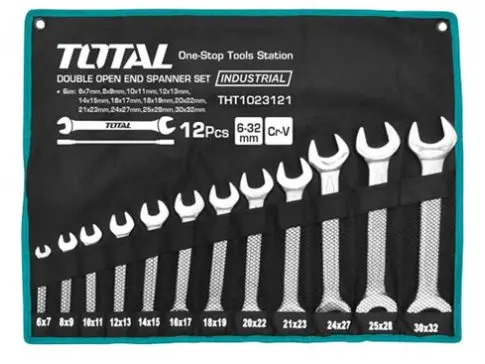 [THT1023121] Trousse de Cle plate 6-32mm 12pcs TOTAL 