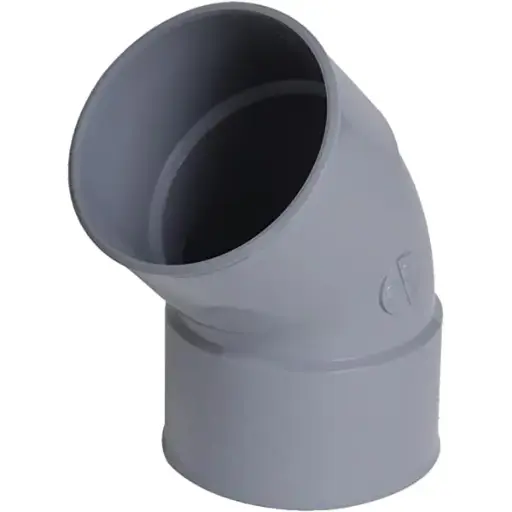 [02.0177] Coude PVC 100 Import 45° (1/8) MF