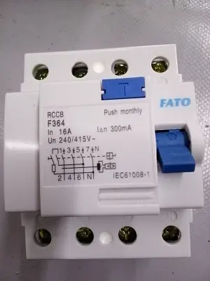 [05.0656] Disjoncteur differentiel 4P 16A 300mA FATO
