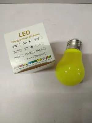 [05.0950] Lampe Led petit STD 3W E27 jaune